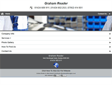 Tablet Screenshot of grahamreader.co.uk